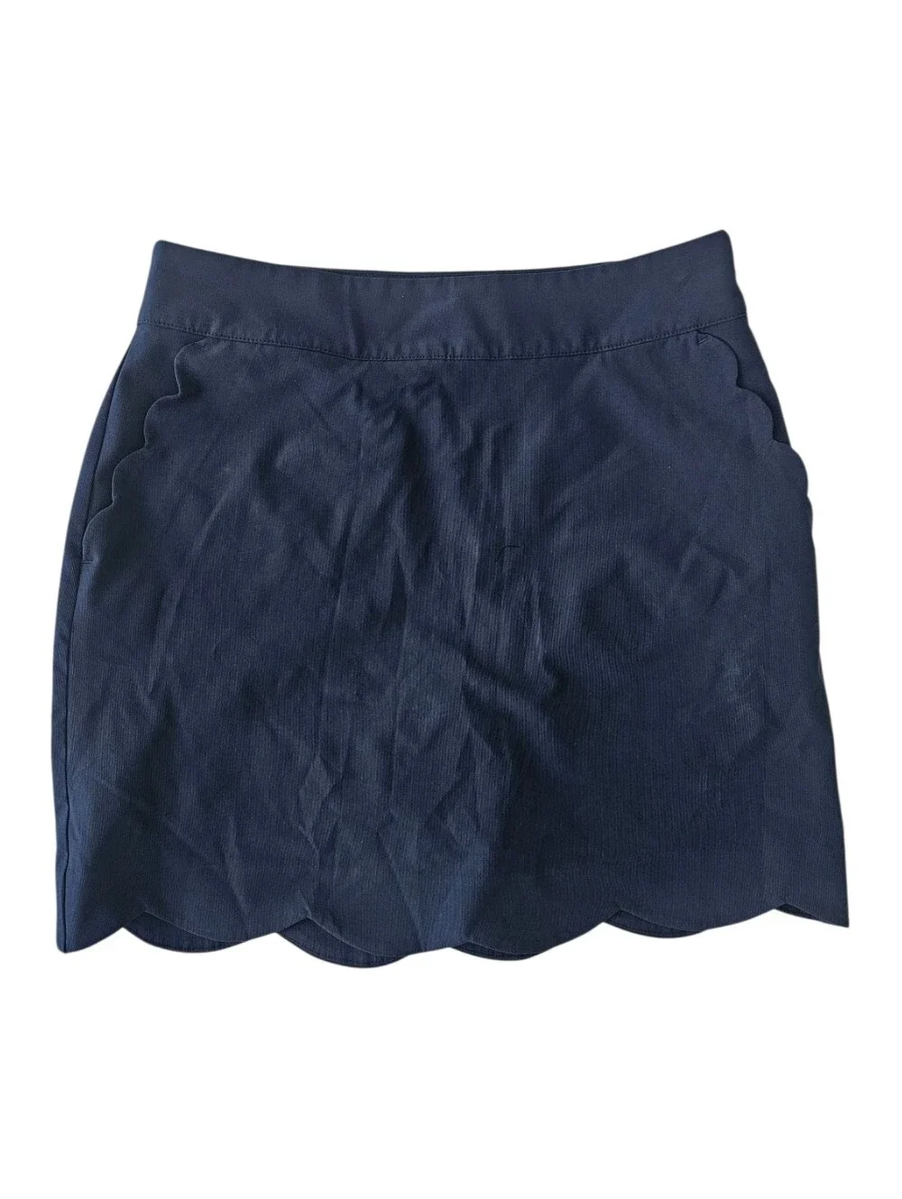 VINEYARD VINES Navy Blue Scallop Golf Tennis Skort Skirt | SZ 0